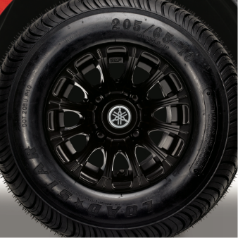 10" 12-Spoke J-Series Satin Black Alloy Wheels 